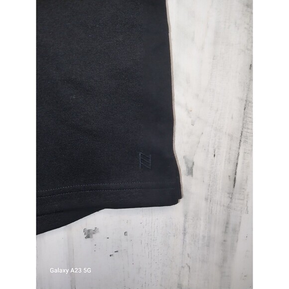 Zyia Active Shorts Mens 2XL Black Knit Workout Athletic Drawstring Elastic Waist - Picture 2 of 4